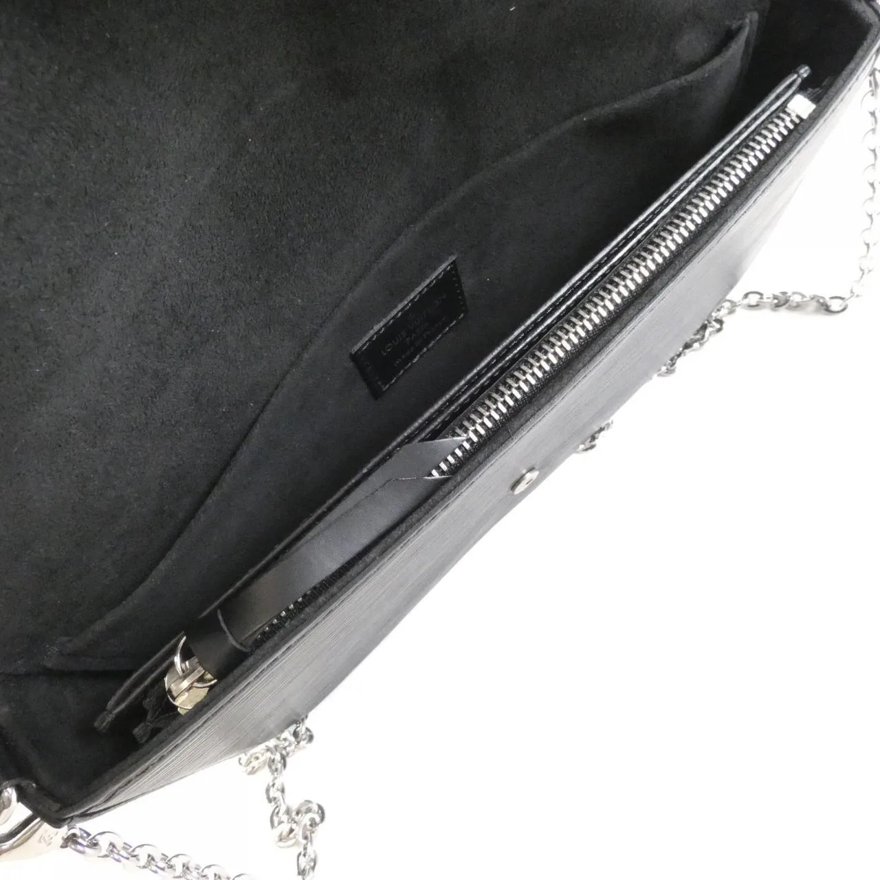 LOUIS VUITTON Pochette M62648 Shoulder Epi 黑色 Epi 中古品B - 縮圖 8