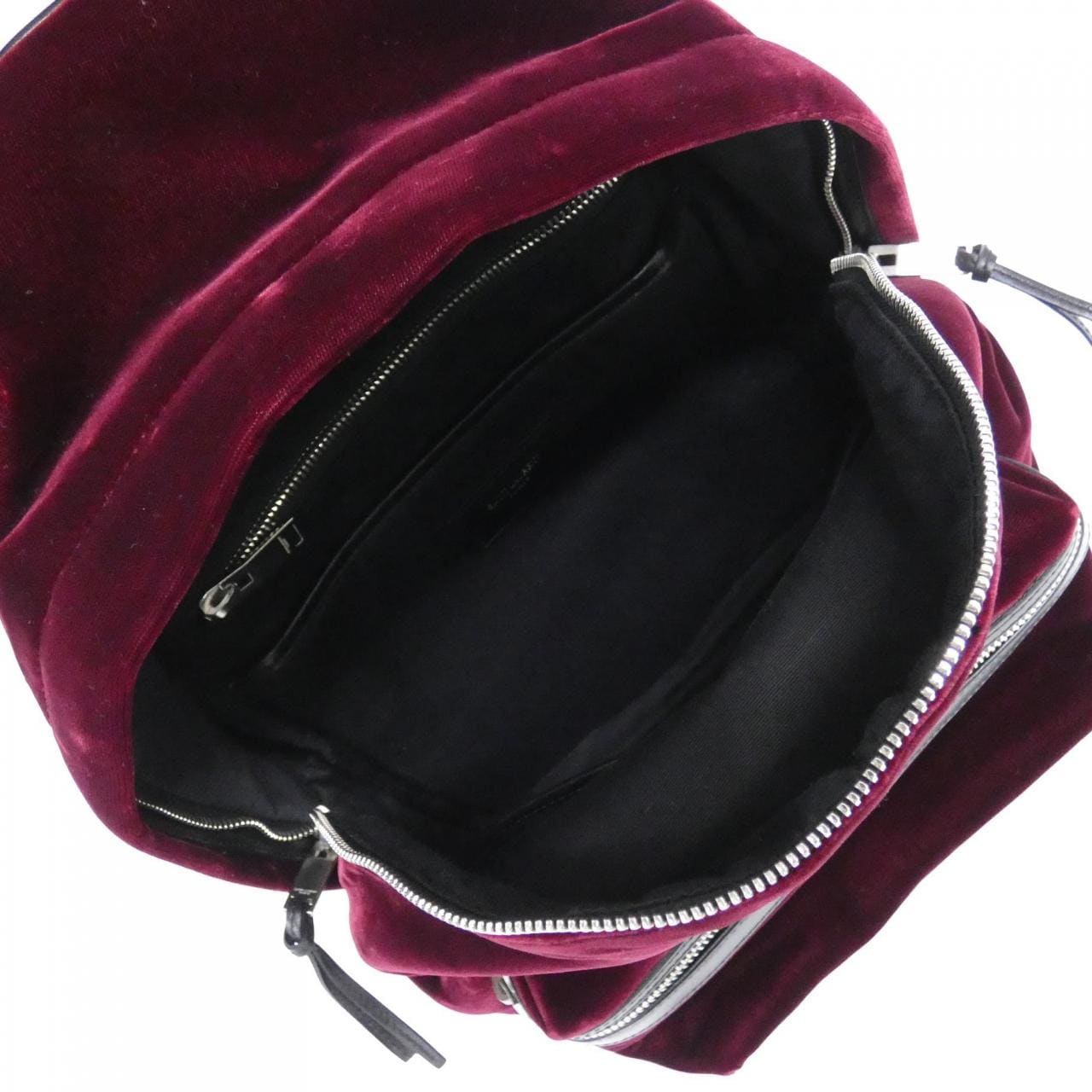 SAINT LAURENT 462807 Backpack 酒紅色 中古品A - 縮圖 8