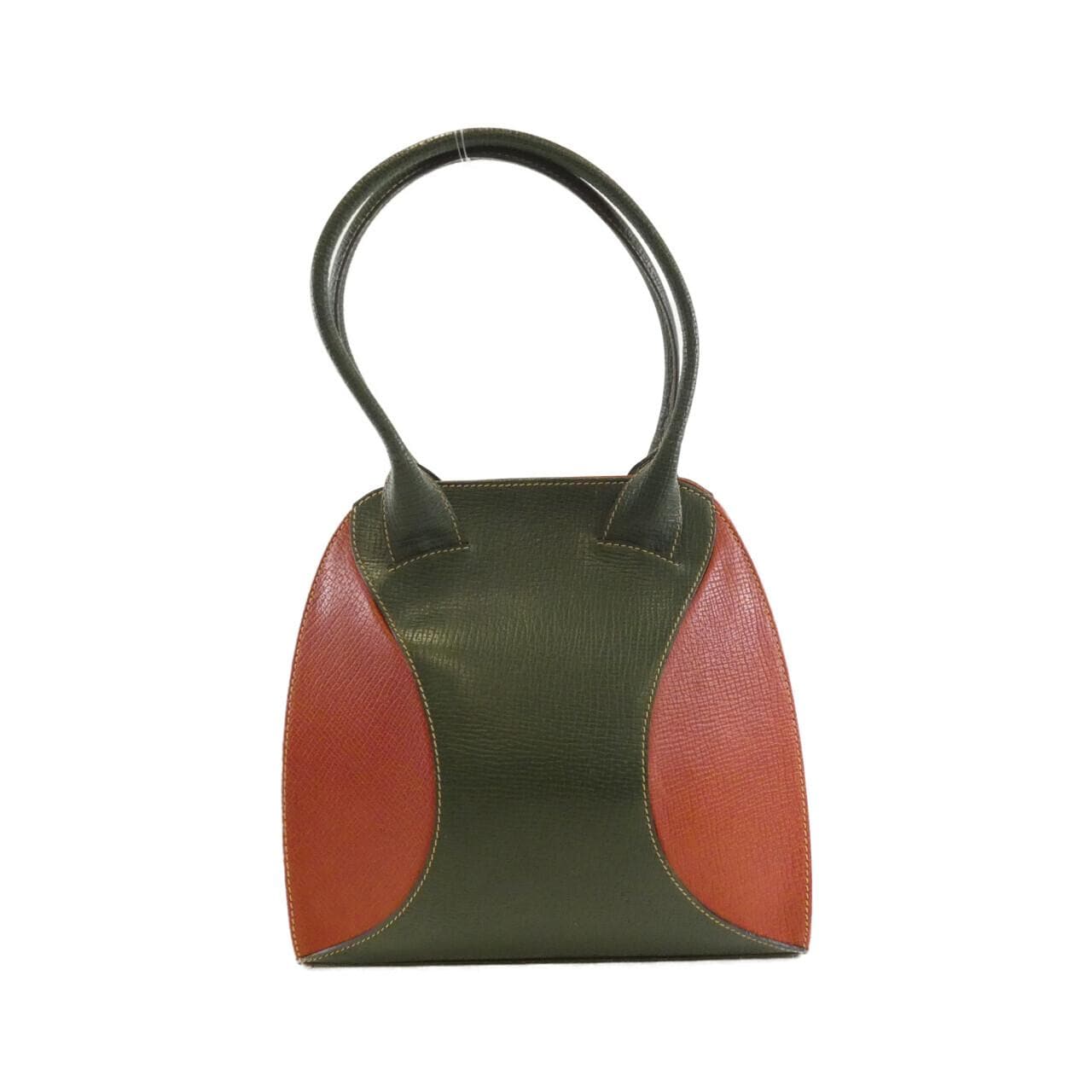 LOEWE Shoulder Bag Leather 綠色 皮革 中古品B - 縮圖 2