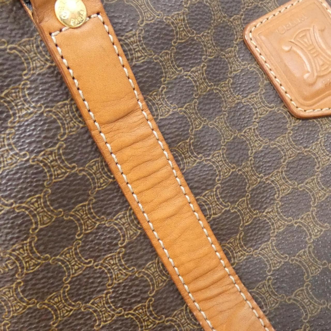 CELINE Bag Canvas Brown Canvas - Thumbnail 4