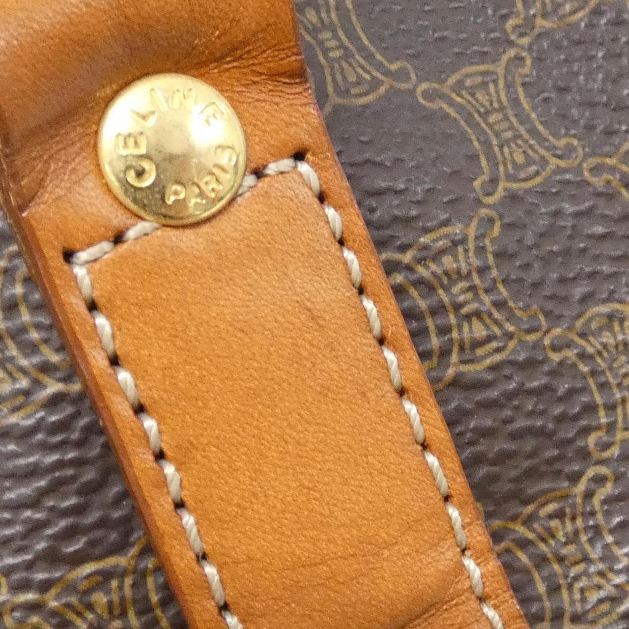 CELINE Bag Canvas Brown Canvas - Thumbnail 7