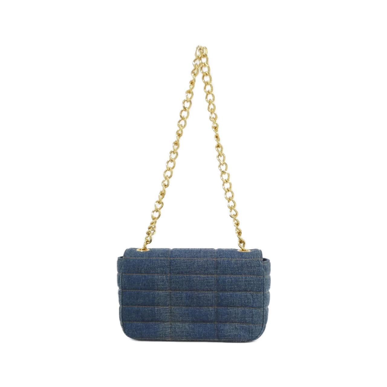 CELINE 111272ETN Shoulder Bag Denim 黑色 牛仔布 - 縮圖 2