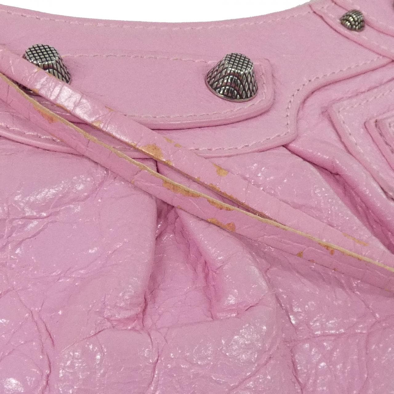 BALENCIAGA Le Cagole 671309 1VG9Y Shoulder Bag Lambskin 黑色 羊皮 - 縮圖 8