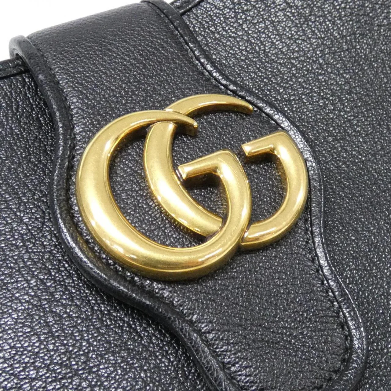 GUCCI 726274 AAA9F Shoulder Leather 黑色 皮革 中古品A - 縮圖 5
