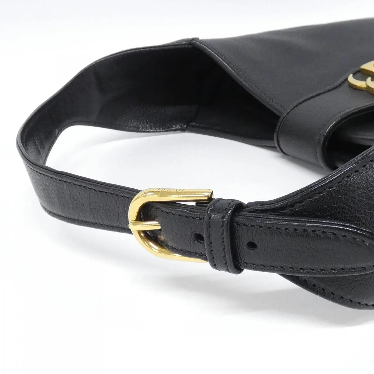 GUCCI 726274 AAA9F Shoulder Leather 黑色 皮革 中古品A - 縮圖 6