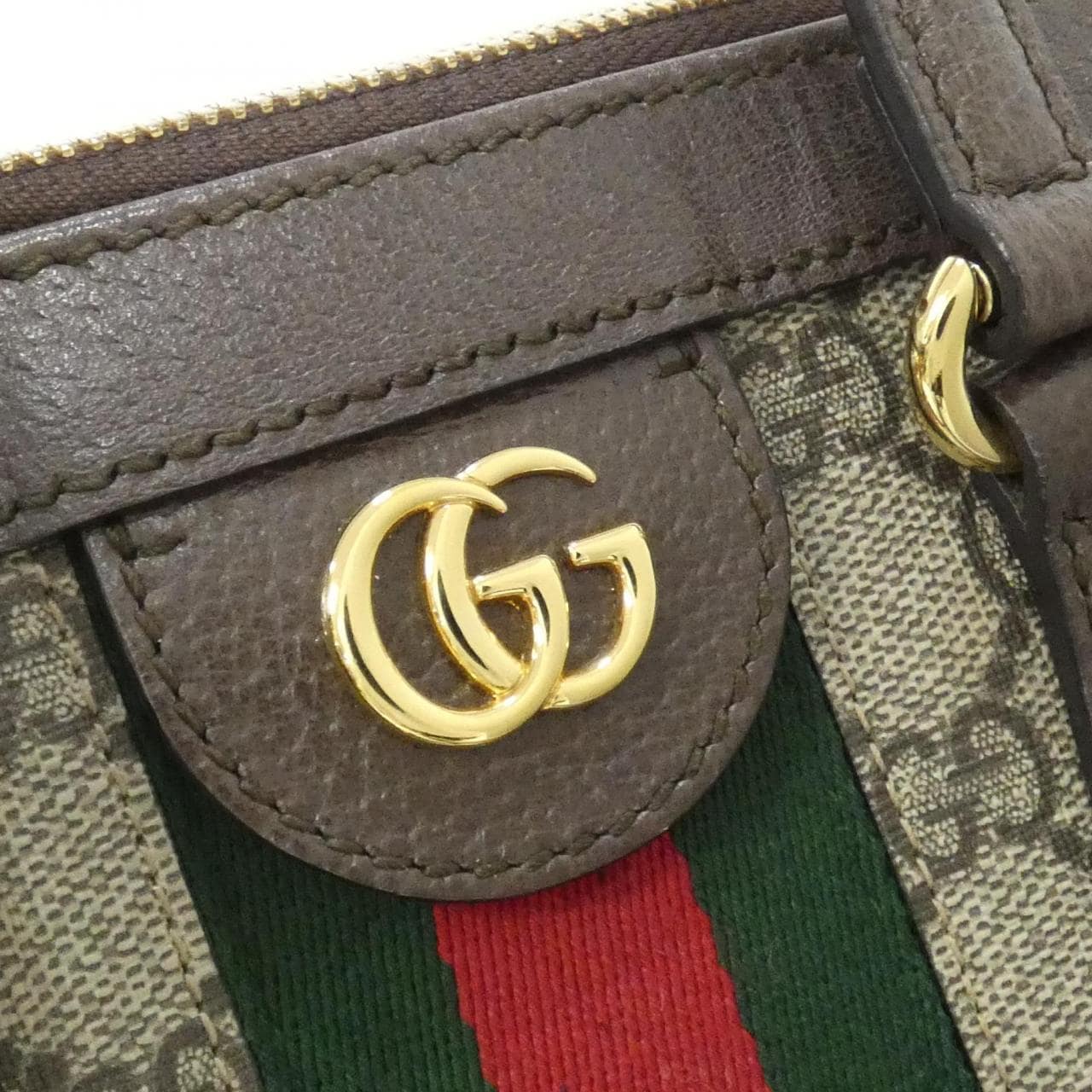 GUCCI Ophidia 547551 K05NB Bag Canvas 黑色 帆布 中古品A - 縮圖 4
