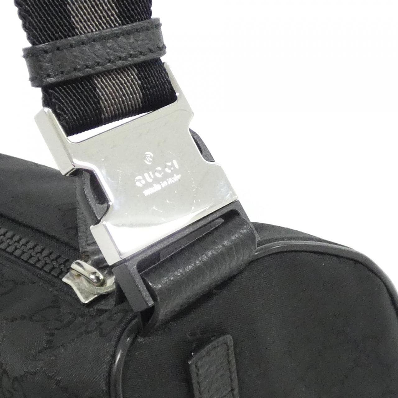 GUCCI 509643 G1XHN Belt Bag Nylon Black Nylon - Thumbnail 7