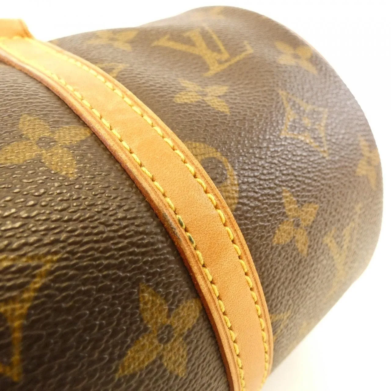 LOUIS VUITTON Papillon M51385 Handbag Monogram 黑色 Monogram 中古品A - 縮圖 4