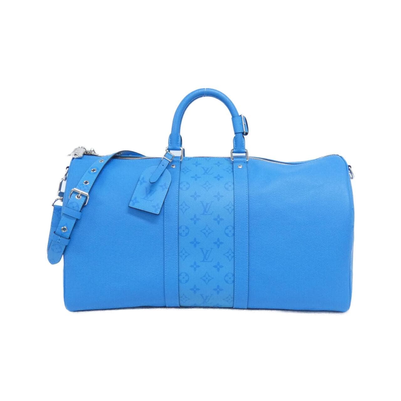 LOUIS VUITTON Keepall M56217 Boston Bag Canvas Blue