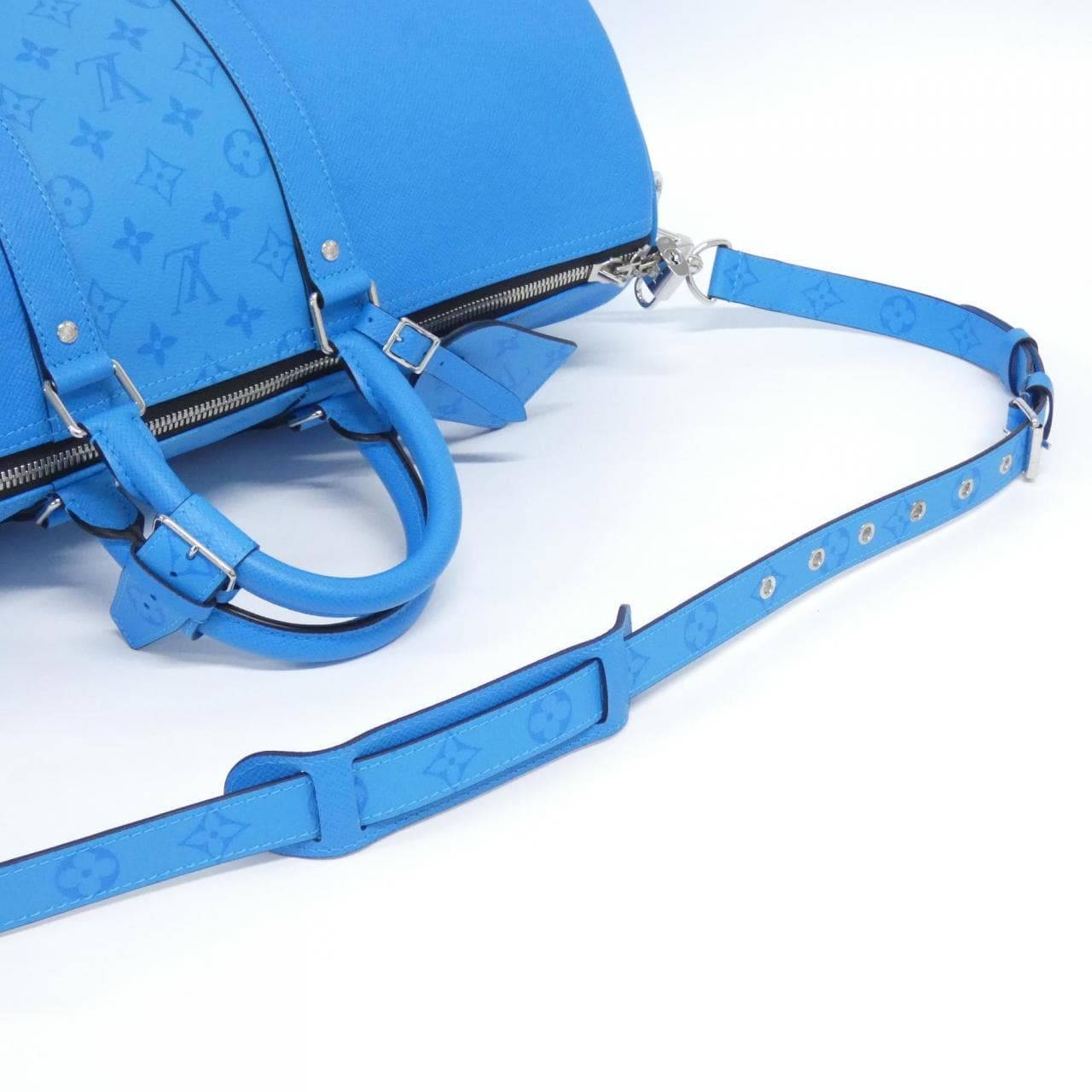 LOUIS VUITTON Keepall M56217 Boston Bag Canvas Blue Canvas - Thumbnail 6