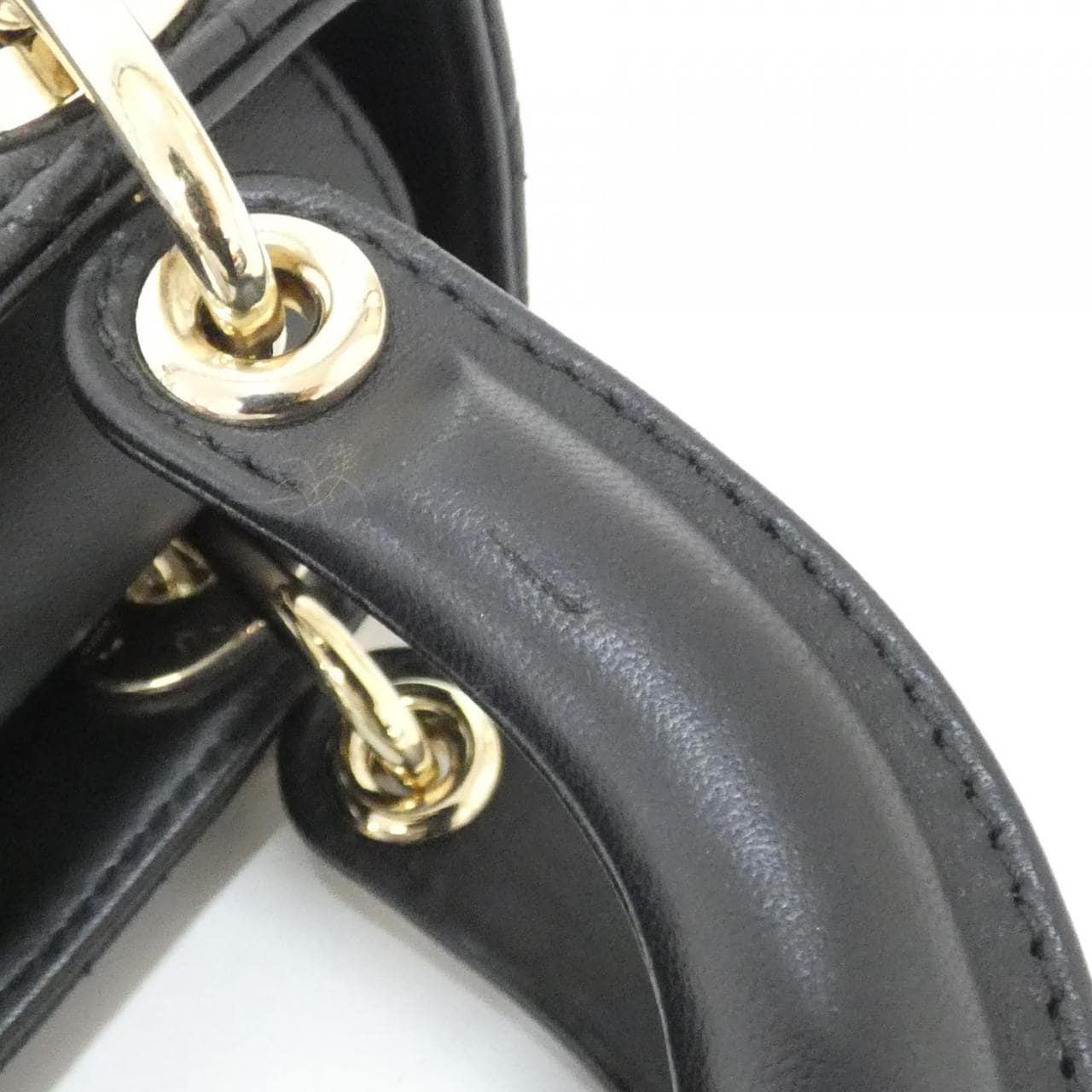 DIOR Lady Dior M0505ONGE Handbag Lambskin Black Lambskin - Thumbnail 7