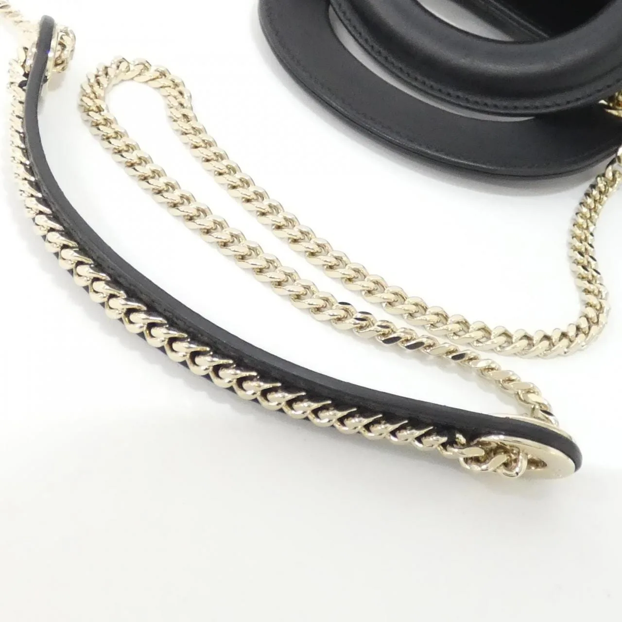 DIOR Lady Dior M0505ONGE Handbag Lambskin 黑色 羊皮 中古品A - 縮圖 9