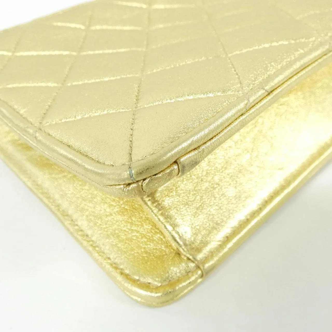 CHANEL 4396821 Handbag Lambskin Gold Lambskin - Thumbnail 3