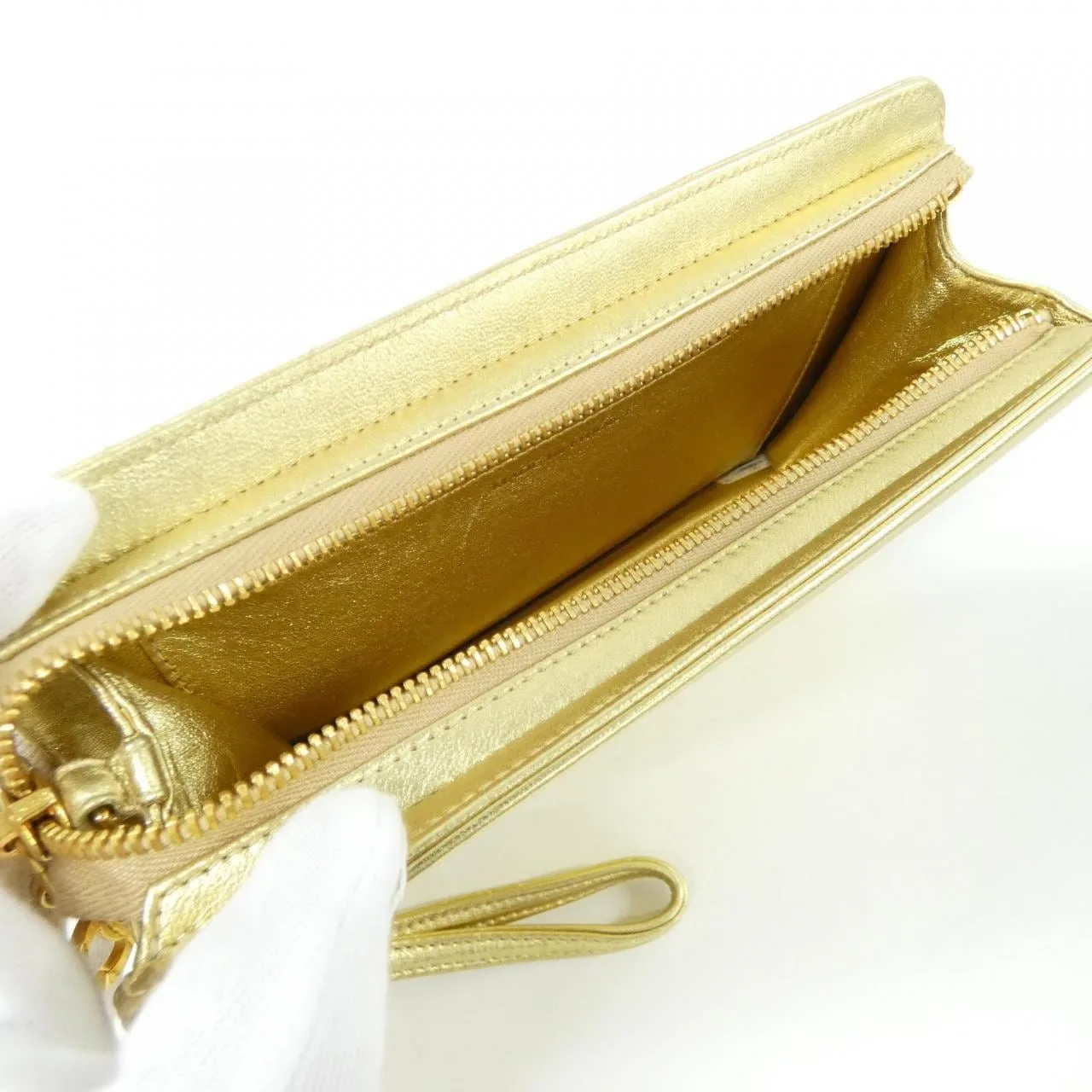 CHANEL 4396821 Handbag Lambskin Gold Lambskin - Thumbnail 7