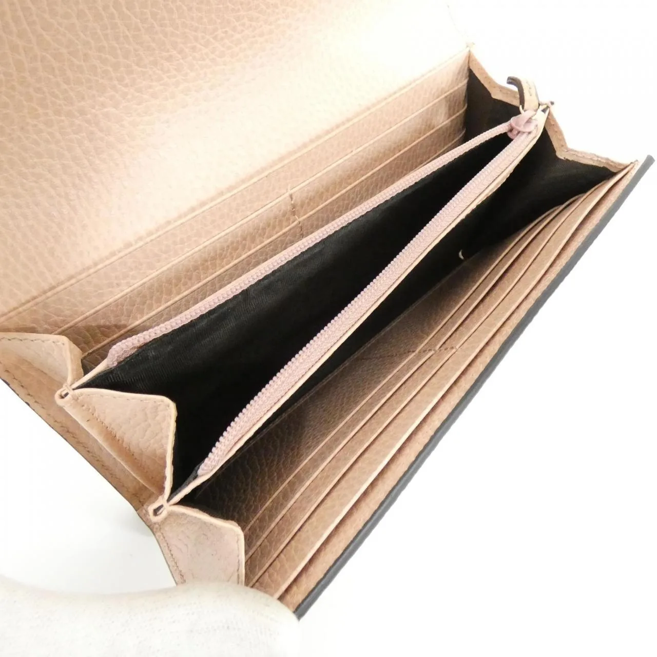 GUCCI 456116 1AALQ Wallet Canvas Black Canvas Rank A - Thumbnail 8