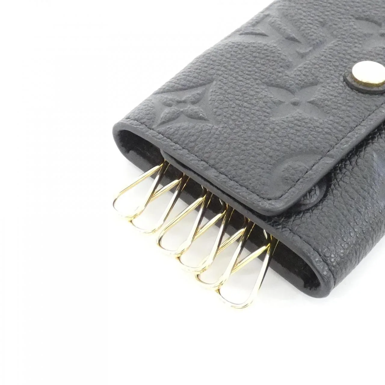 LOUIS VUITTON M64421 Key Case Monogram 黑色 Monogram 中古品A - 縮圖 2