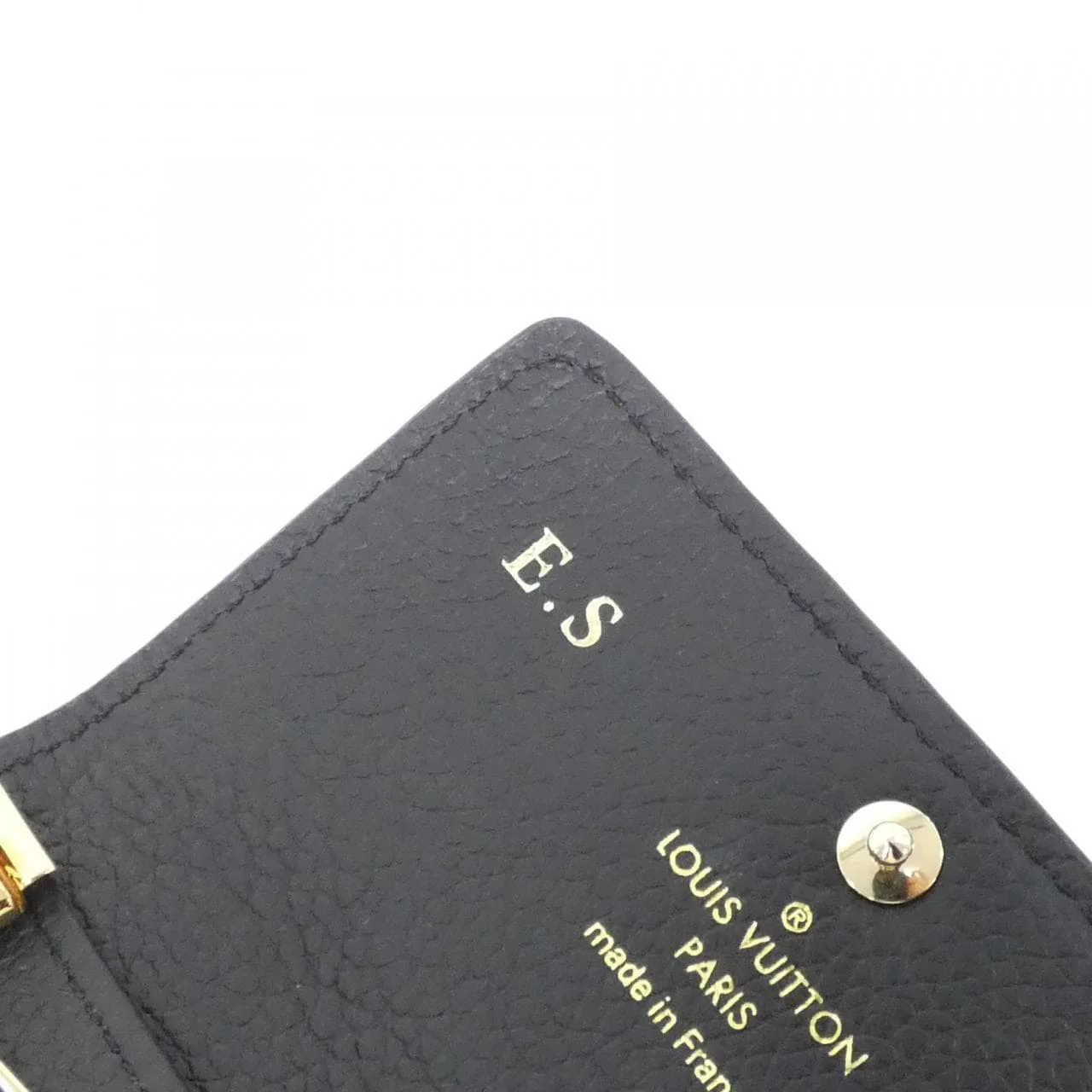 LOUIS VUITTON M64421 Key Case Monogram 黑色 Monogram 中古品A - 縮圖 4