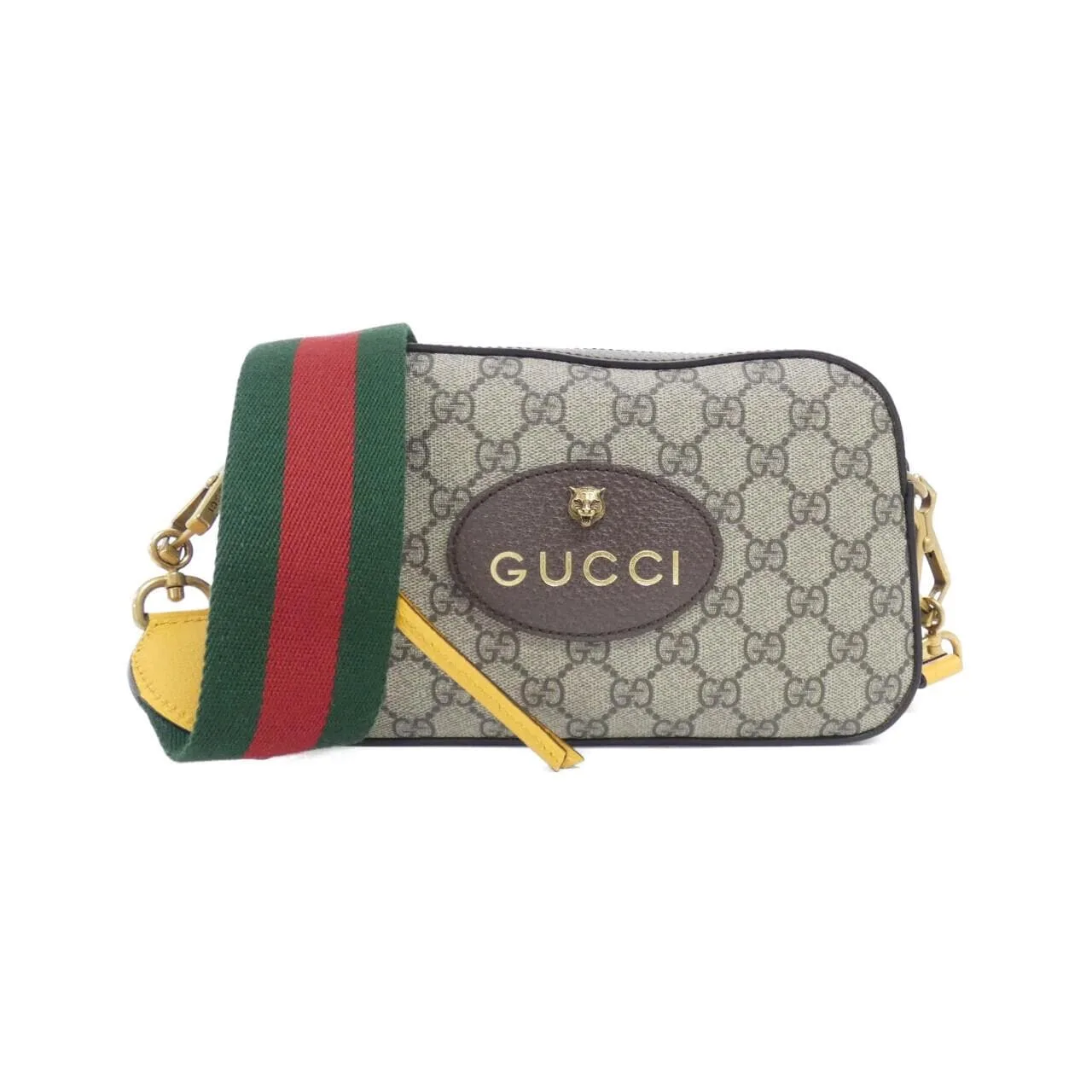 GUCCI 476466 K9GVT Shoulder Canvas Black