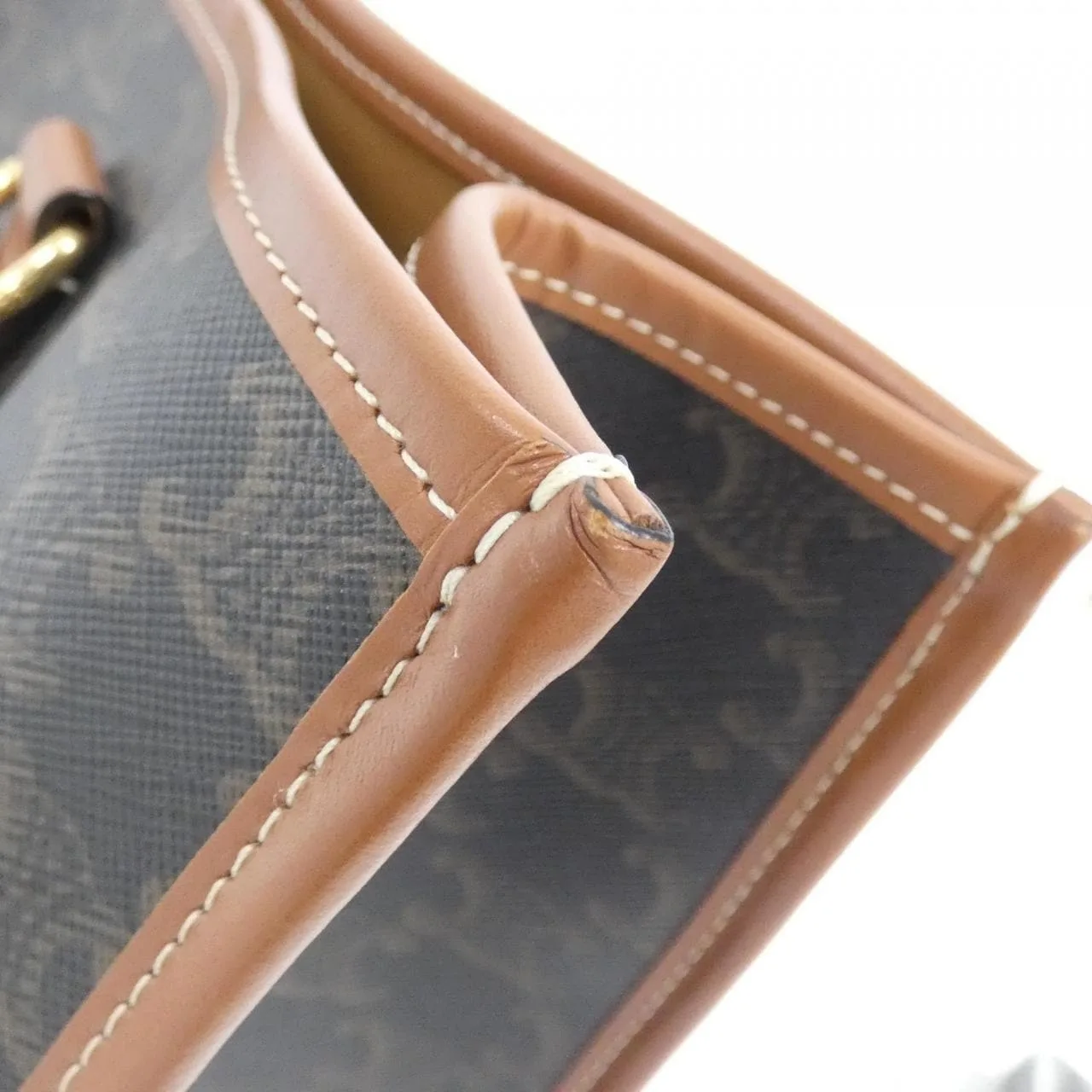 CELINE Cabas 199742BZJ Handbag Canvas Black Canvas Rank A - Thumbnail 3