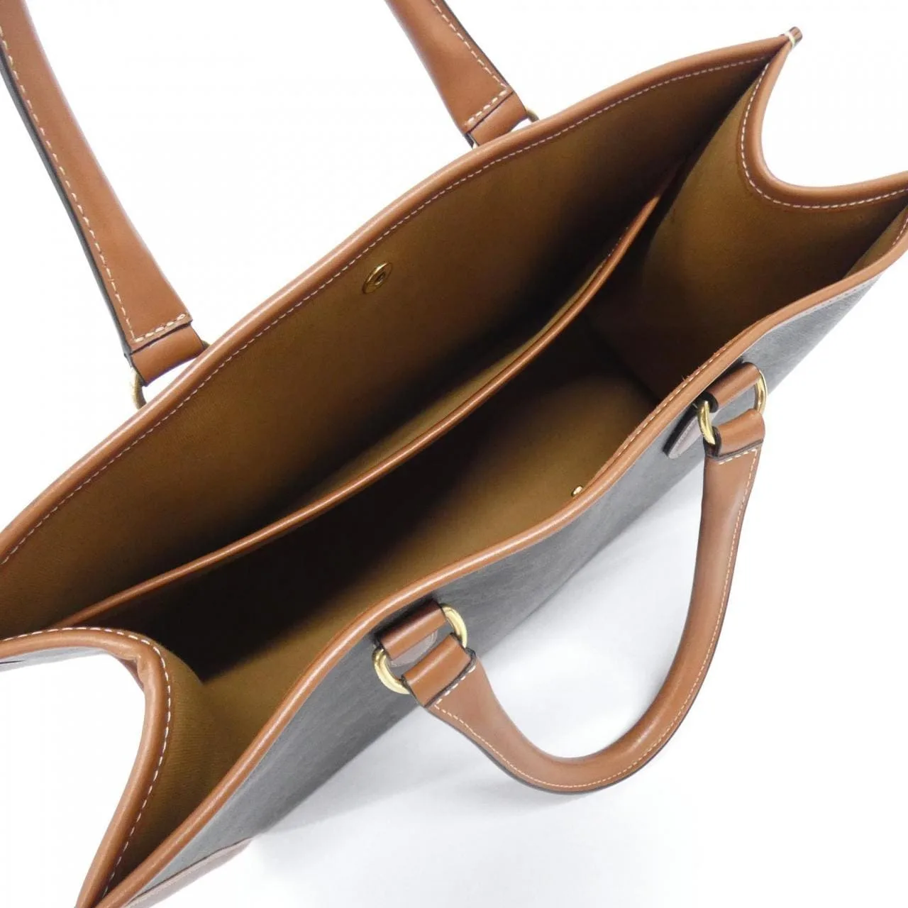 CELINE Cabas 199742BZJ Handbag Canvas Black Canvas Rank A - Thumbnail 7