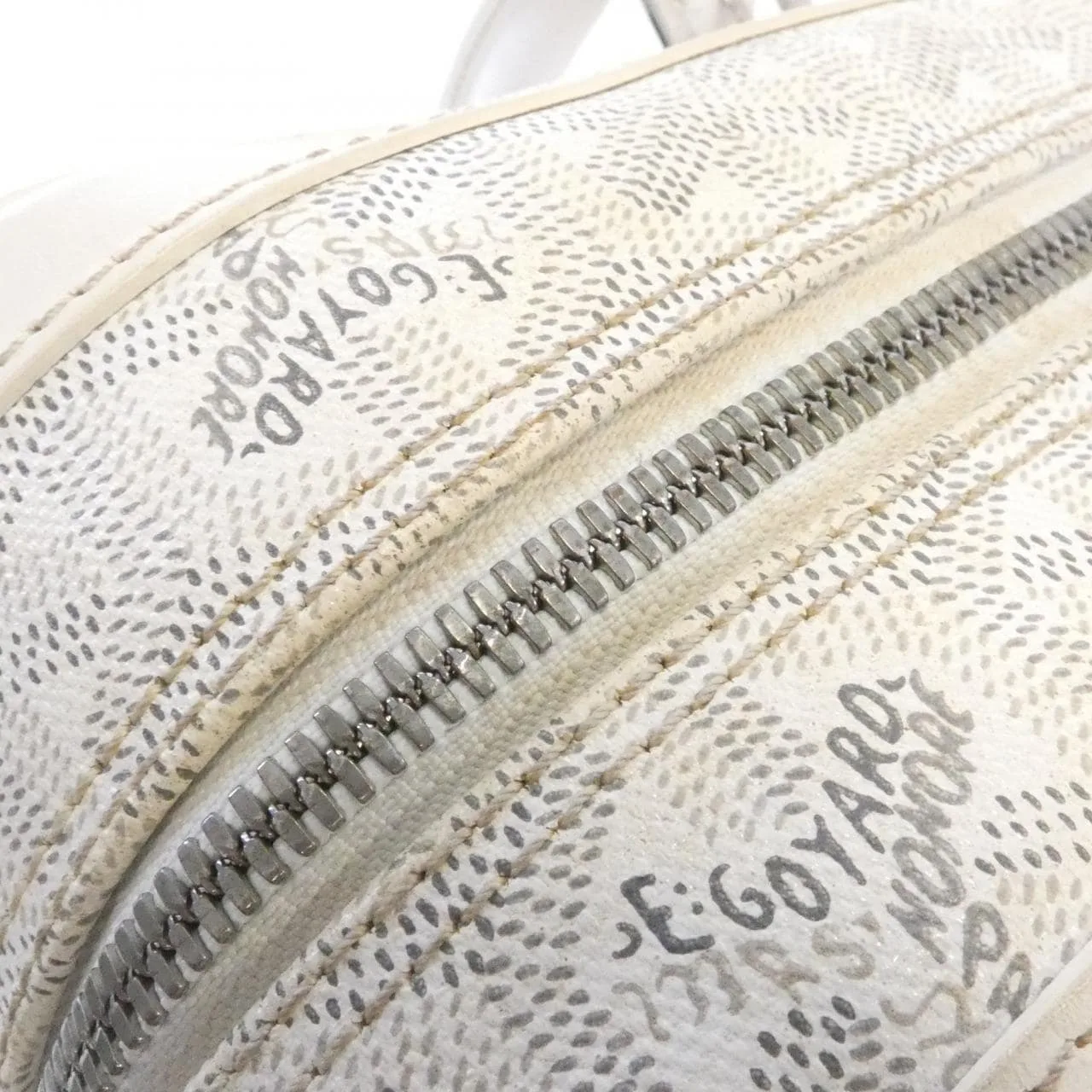 GOYARD AMA AMBASS MM Handbag Canvas Black Canvas Rank B - Thumbnail 5