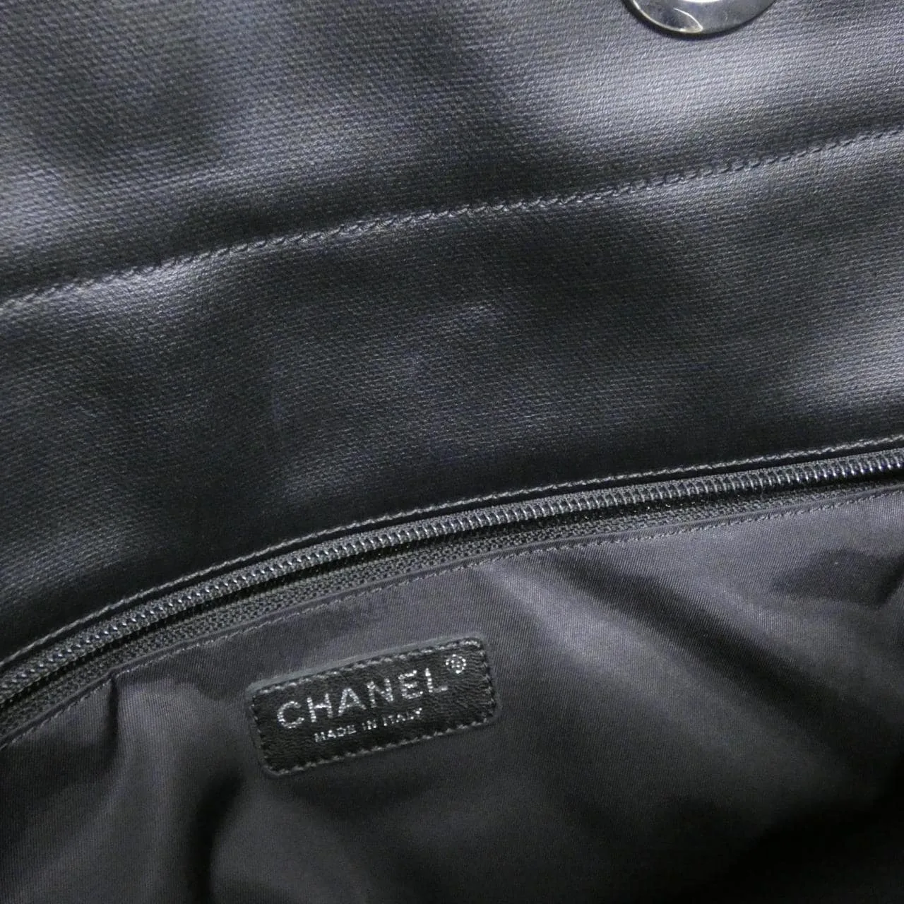 CHANEL 34209 Handbag Canvas Black Canvas Rank A - Thumbnail 8