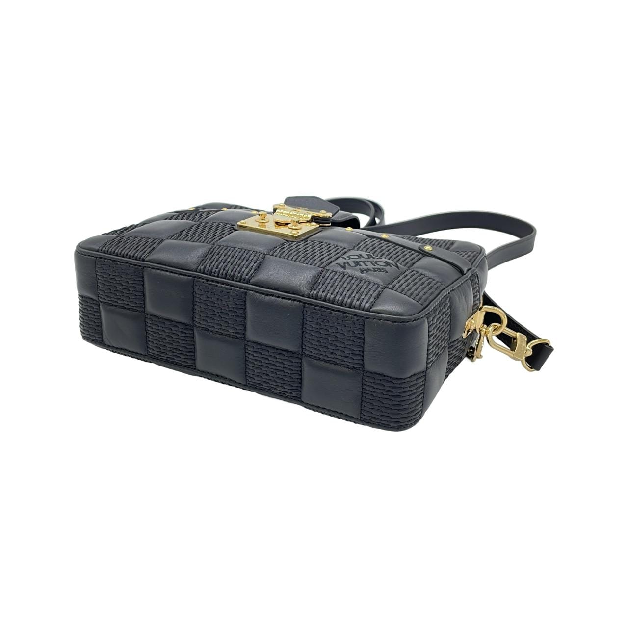 LOUIS VUITTON M59114 Shoulder Bag Lambskin 黑色 羊皮 中古品A - 縮圖 3