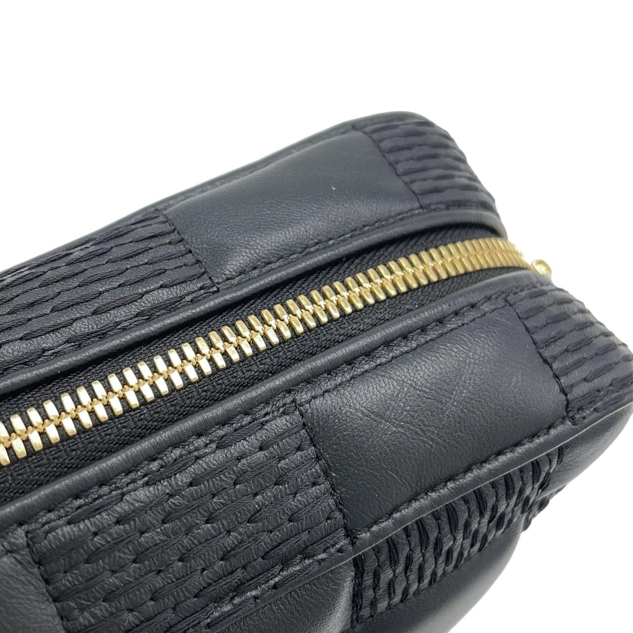 LOUIS VUITTON M59114 Shoulder Bag Lambskin 黑色 羊皮 中古品A - 縮圖 4