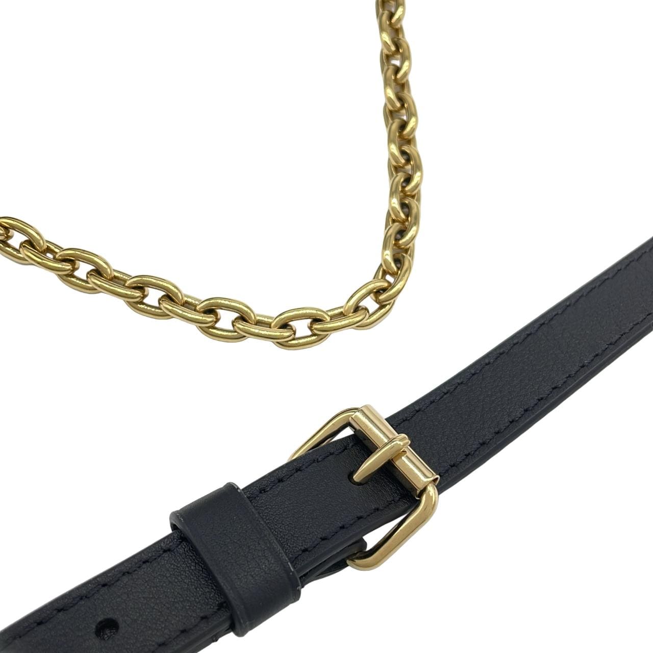 LOUIS VUITTON M59114 Shoulder Bag Lambskin 黑色 羊皮 中古品A - 縮圖 7