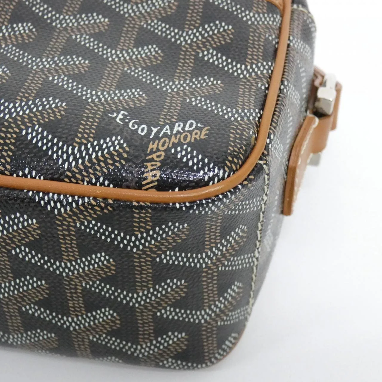 GOYARD AMA CAPVERT Shoulder Canvas Black Canvas Rank A - Thumbnail 4