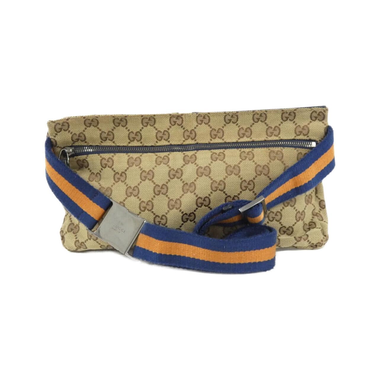 GUCCI 28566 Belt Bag Canvas 米色 帆布 中古品B - 縮圖 2