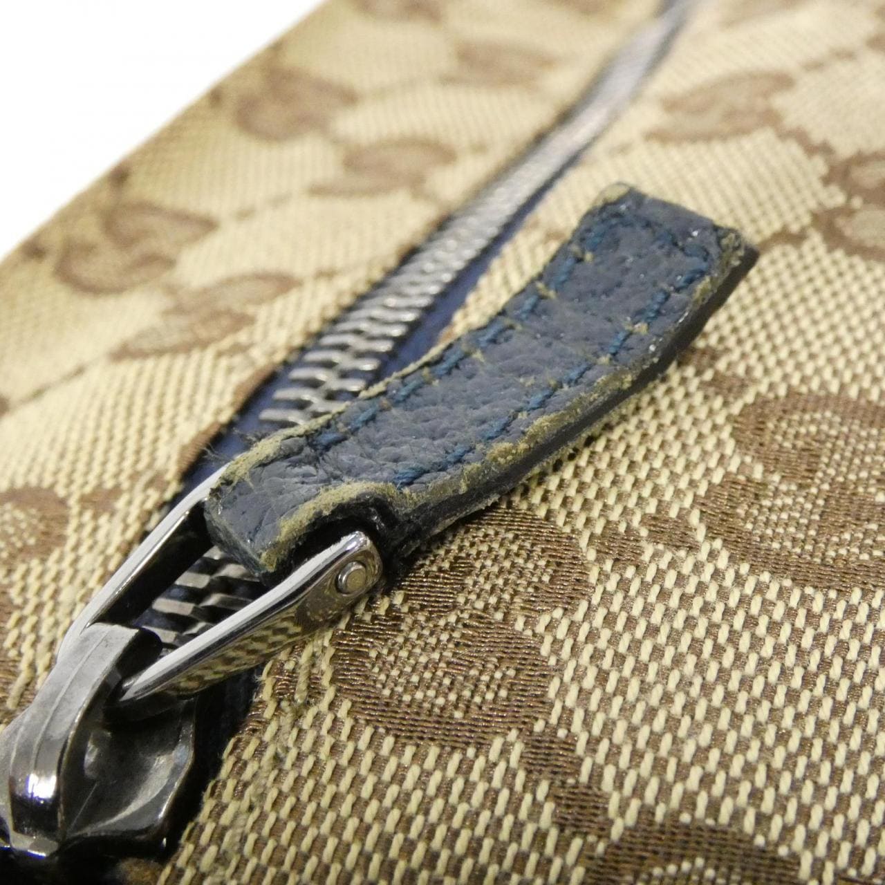 GUCCI 28566 Belt Bag Canvas 米色 帆布 中古品B - 縮圖 6