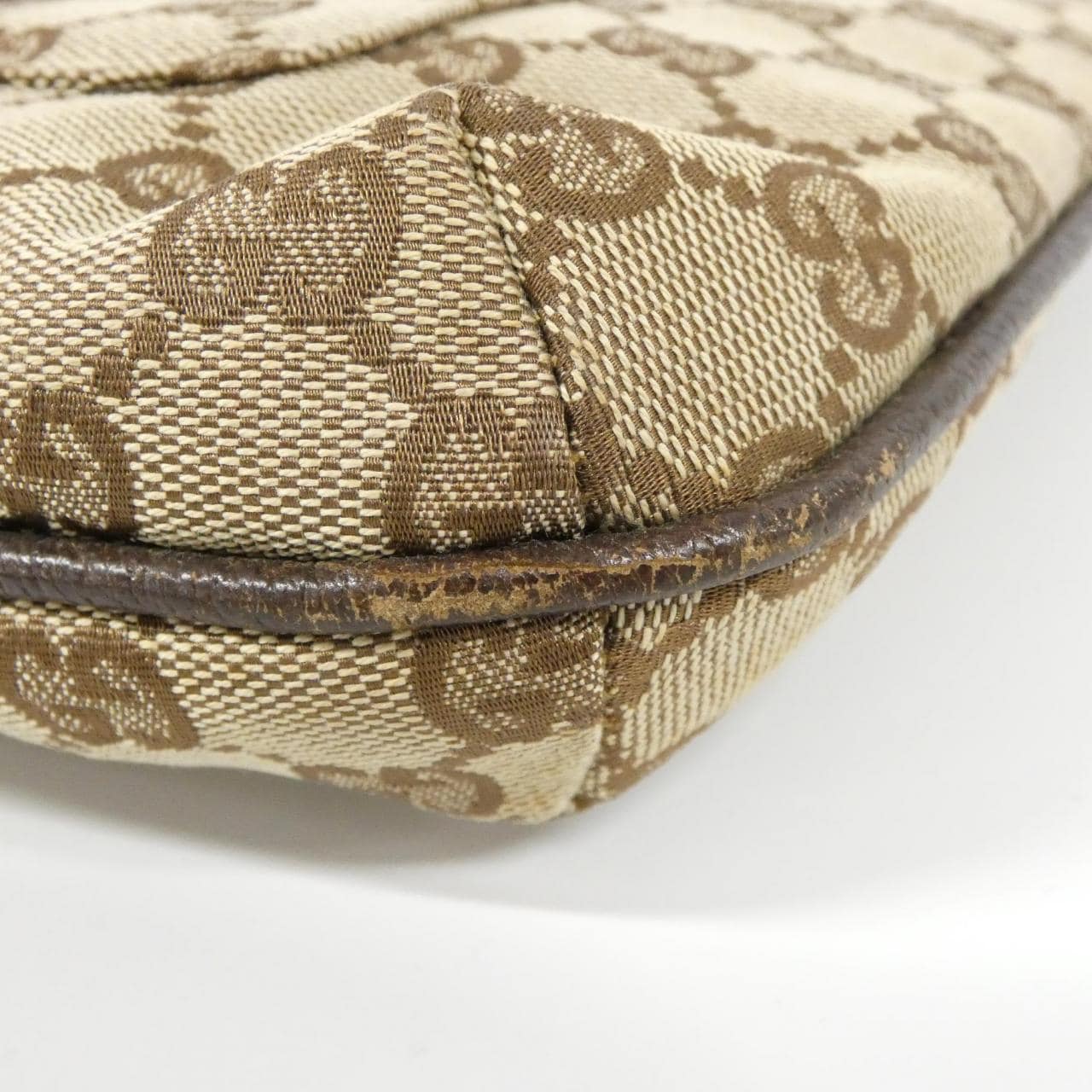 GUCCI 122791 Shoulder Bag Canvas Beige Canvas Rank A - Thumbnail 3