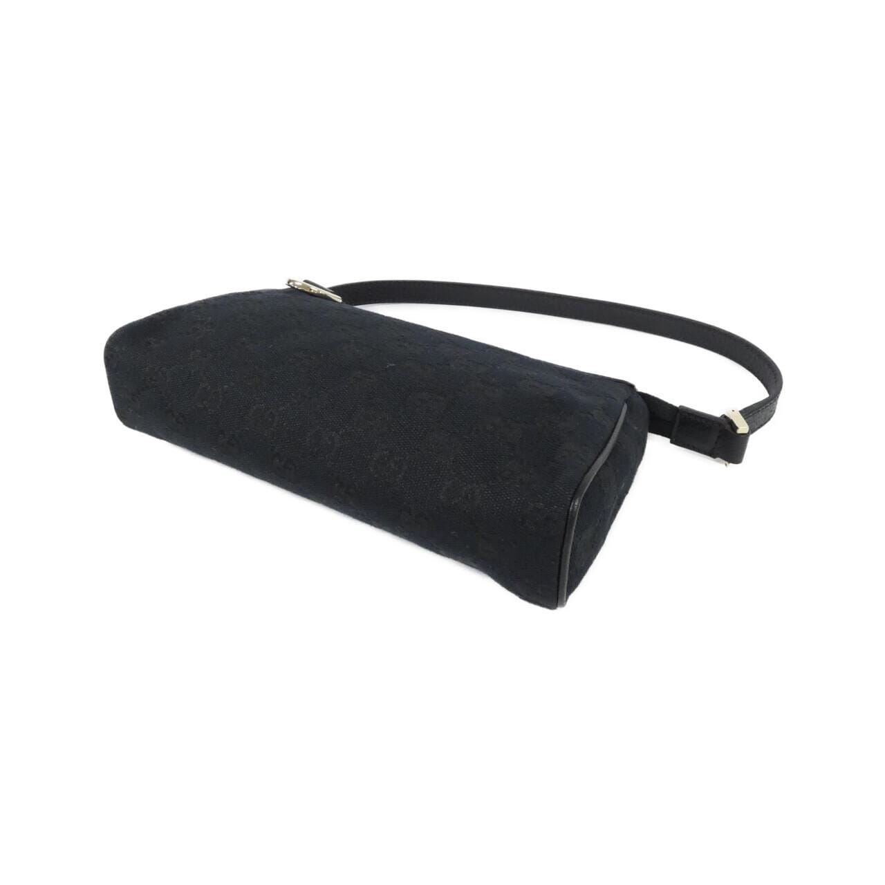 GUCCI 145750 Shoulder Bag Canvas Black Canvas - Thumbnail 3