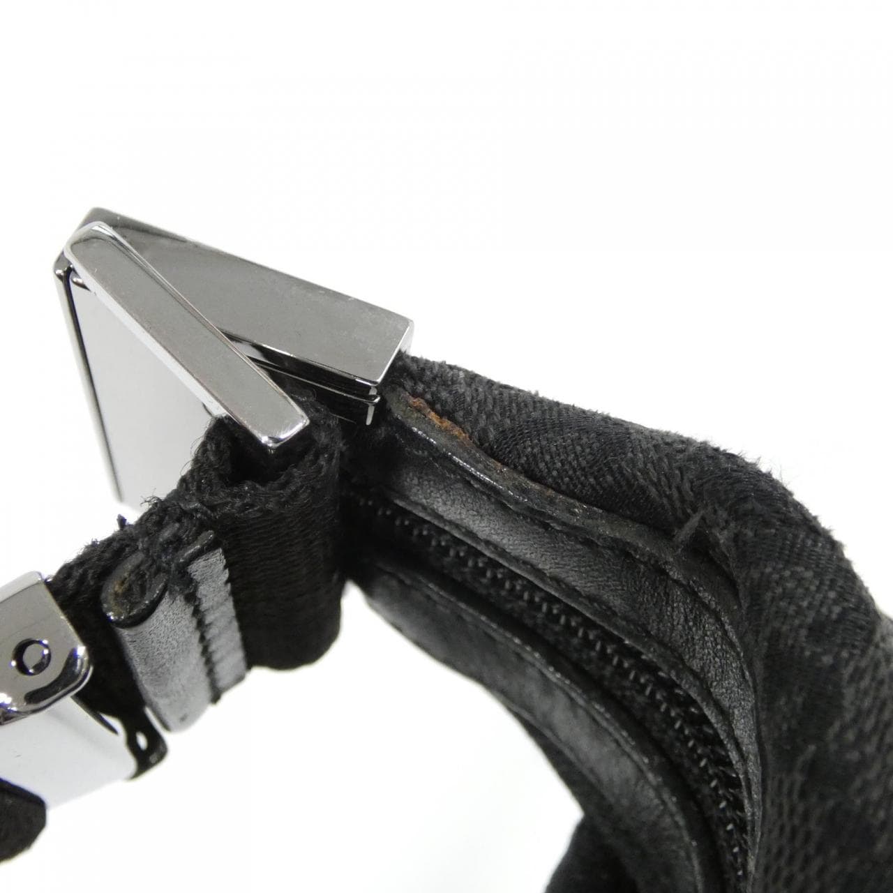 GUCCI 35098 Shoulder Bag Canvas 黑色 帆布 中古品B - 縮圖 4