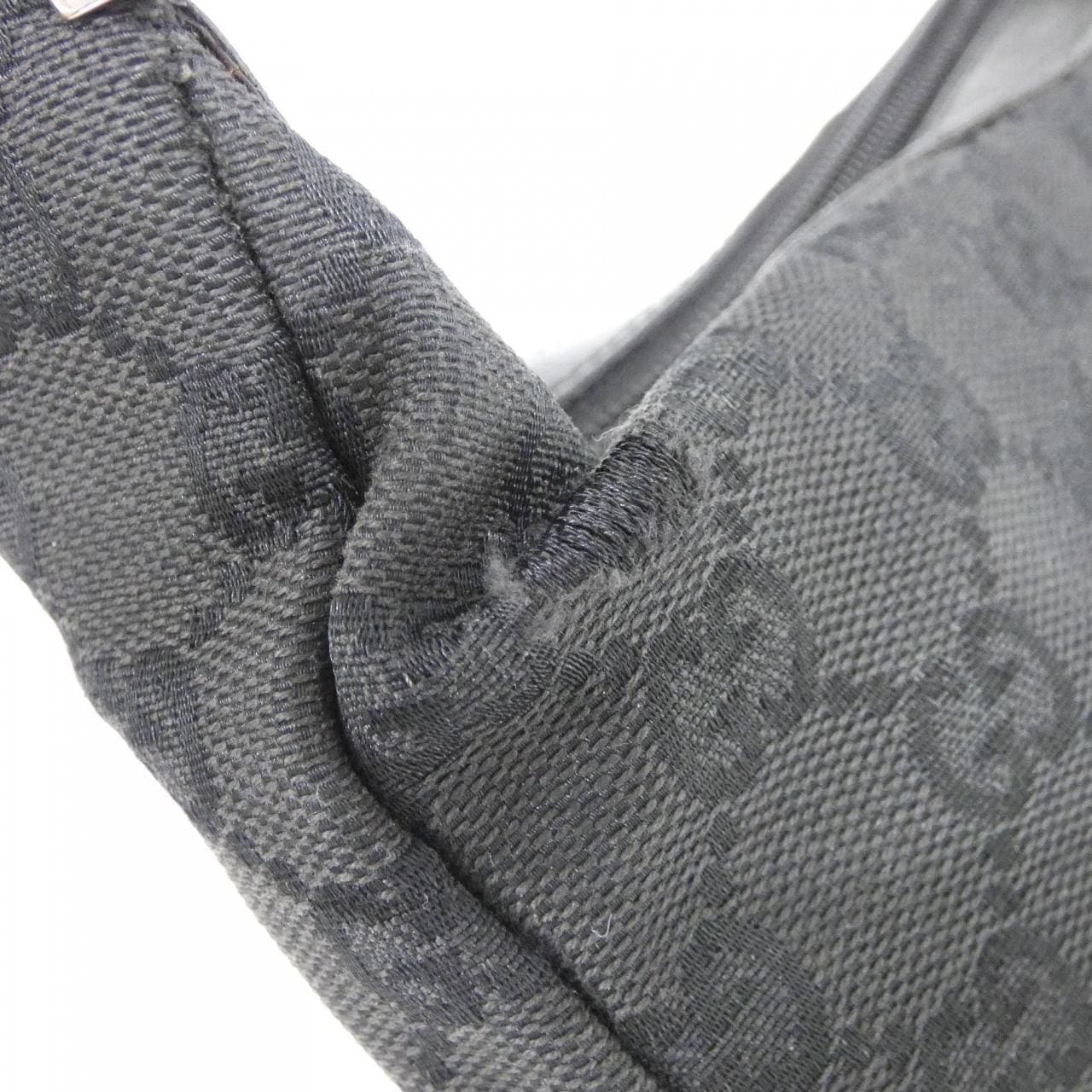 GUCCI 35098 Shoulder Bag Canvas 黑色 帆布 中古品B - 縮圖 6