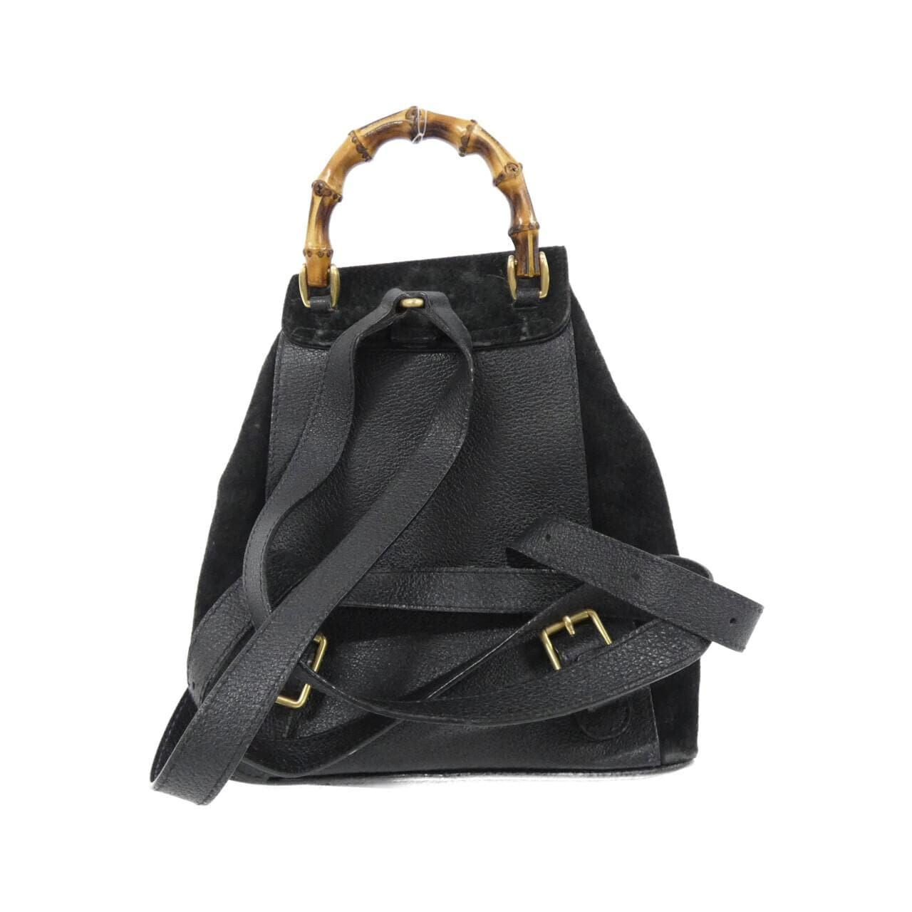 GUCCI 003 1705 Backpack Leather 黑色 皮革 中古品A - 縮圖 2