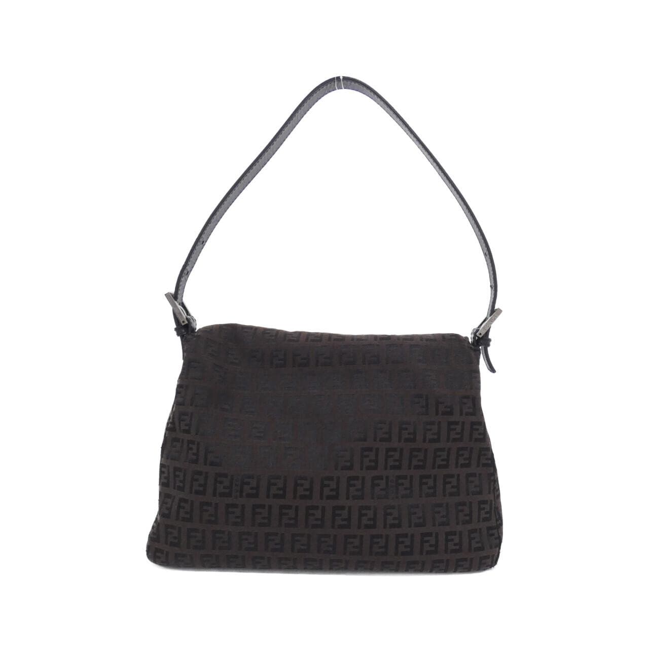 FENDI Baguette 8BR001 JQ5 Shoulder Bag Canvas Black Canvas - Thumbnail 2