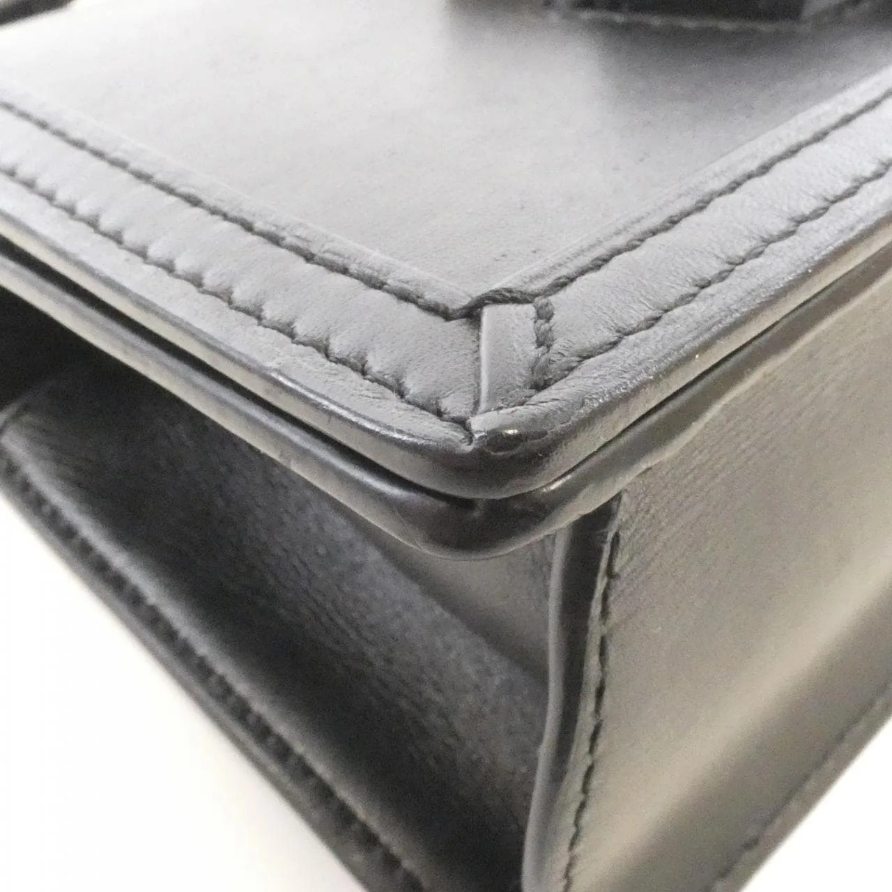 LOEWE 302 74NP39 Shoulder Leather 黑色 皮革 中古品B - 縮圖 3