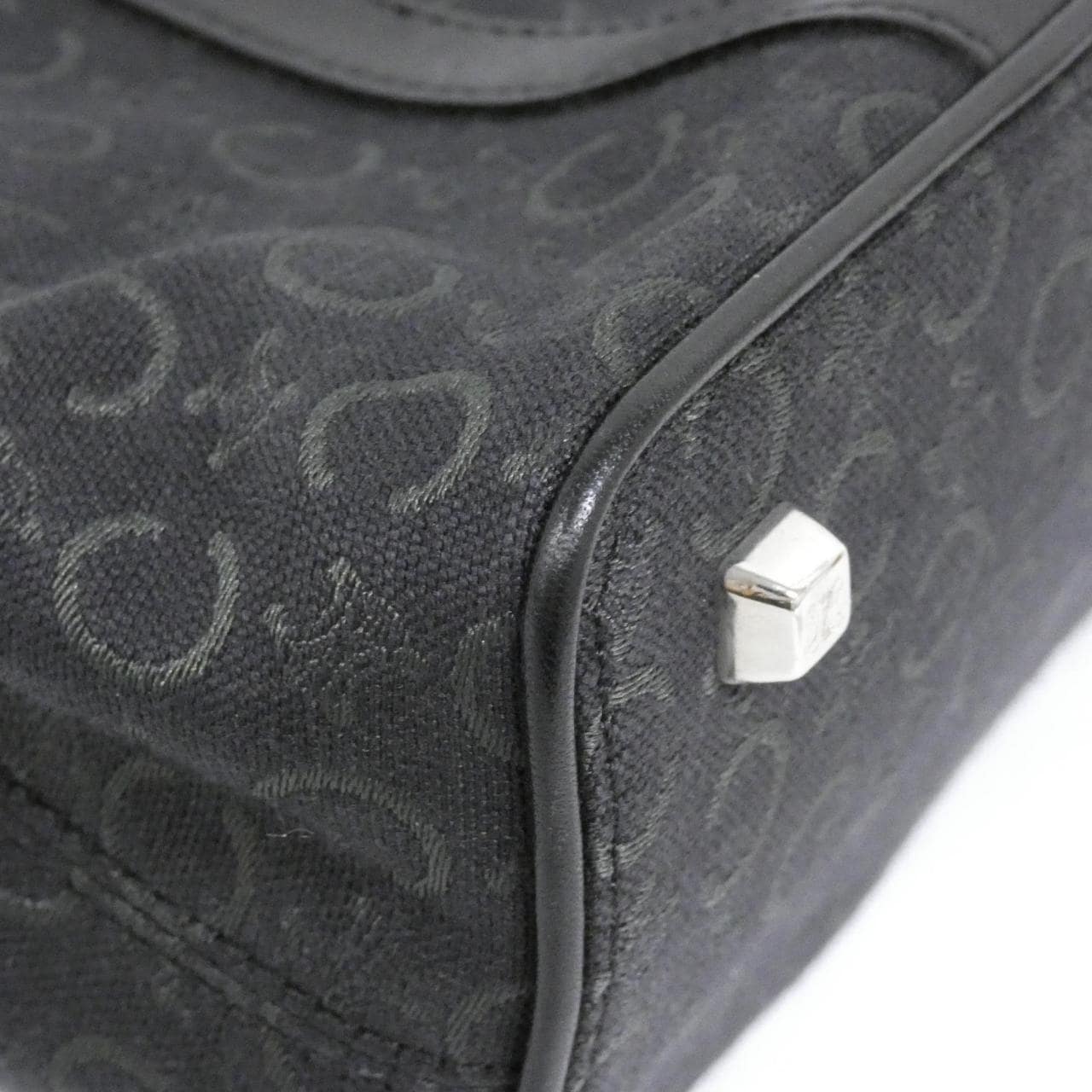 CELINE Bag Canvas 黑色 帆布 中古品A - 縮圖 2