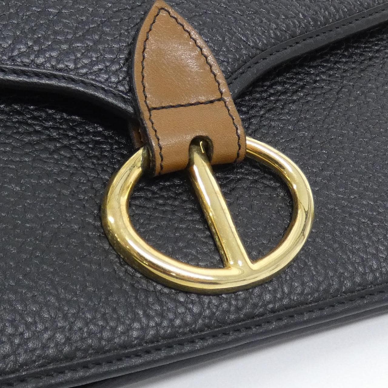 DIOR Shoulder Bag Leather Black Leather - Thumbnail 4