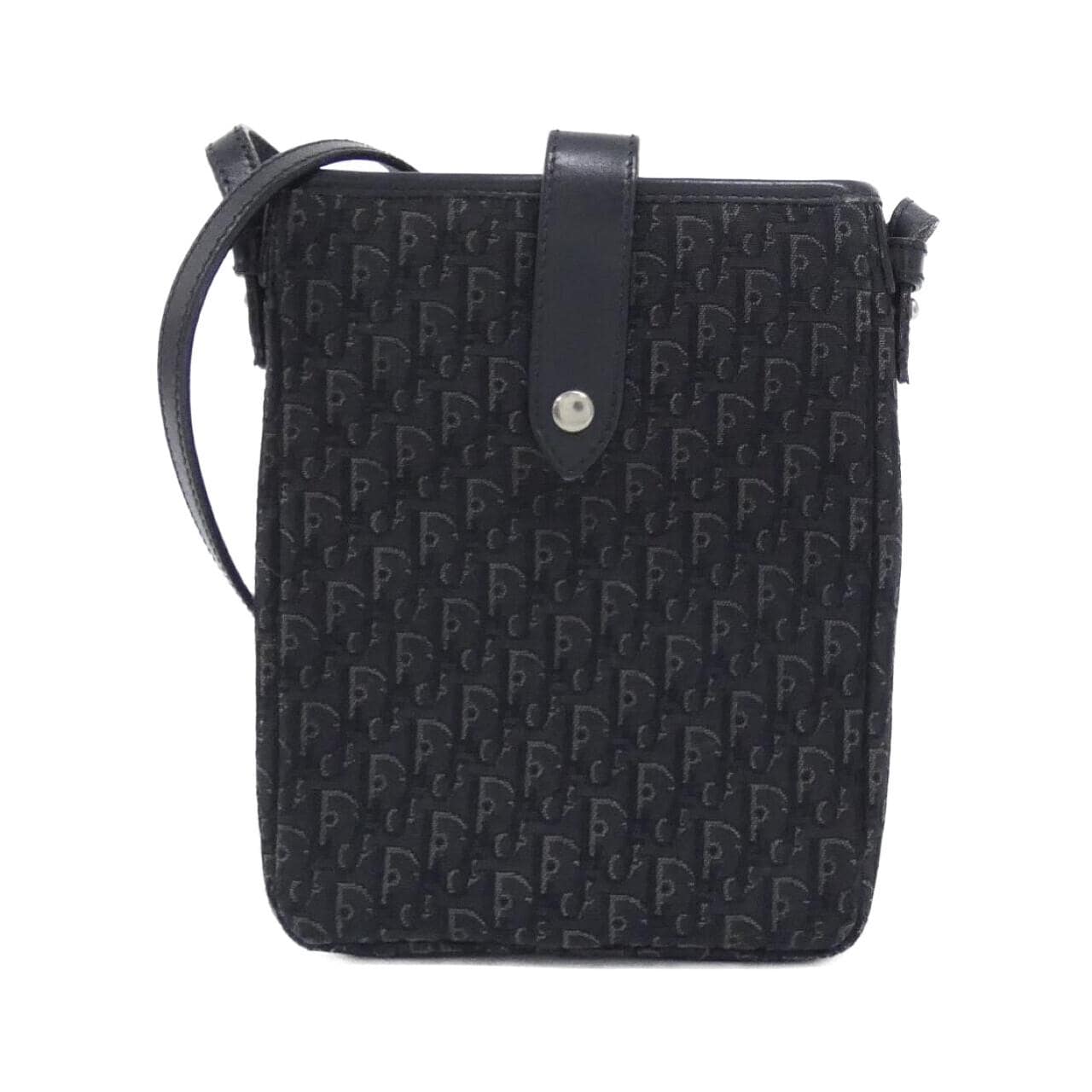 DIOR Shoulder Bag Canvas Black