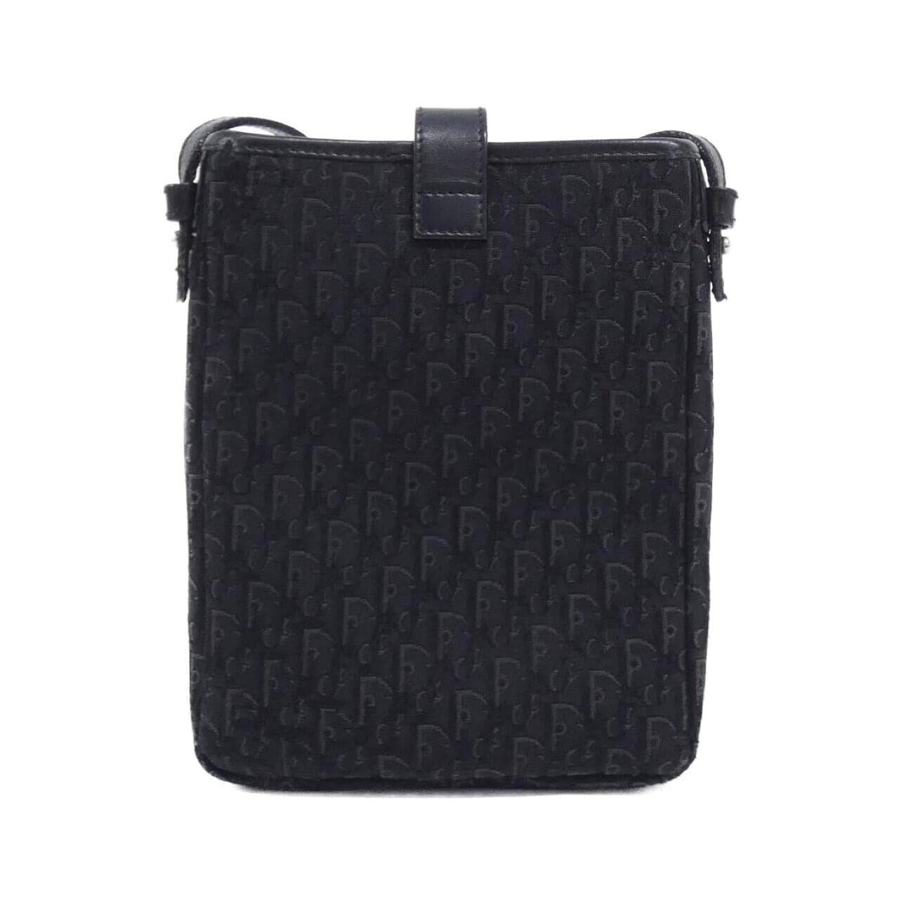 DIOR Shoulder Bag Canvas 黑色 帆布 中古品B - 縮圖 2