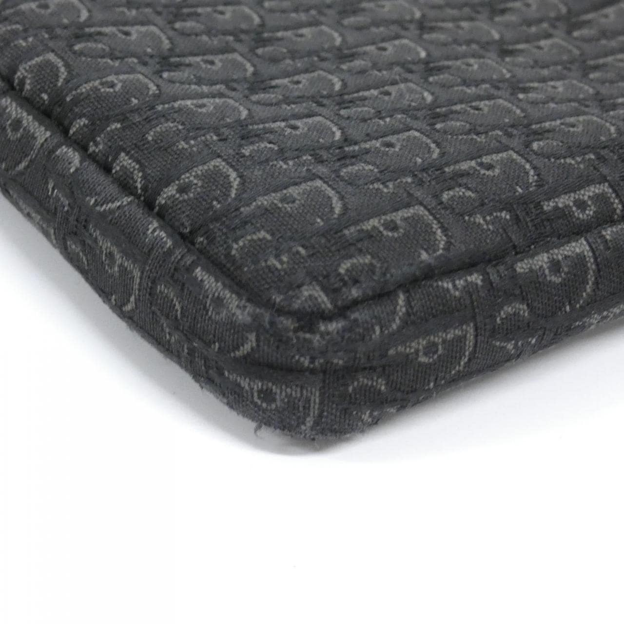 DIOR Shoulder Bag Canvas 黑色 帆布 中古品B - 縮圖 3