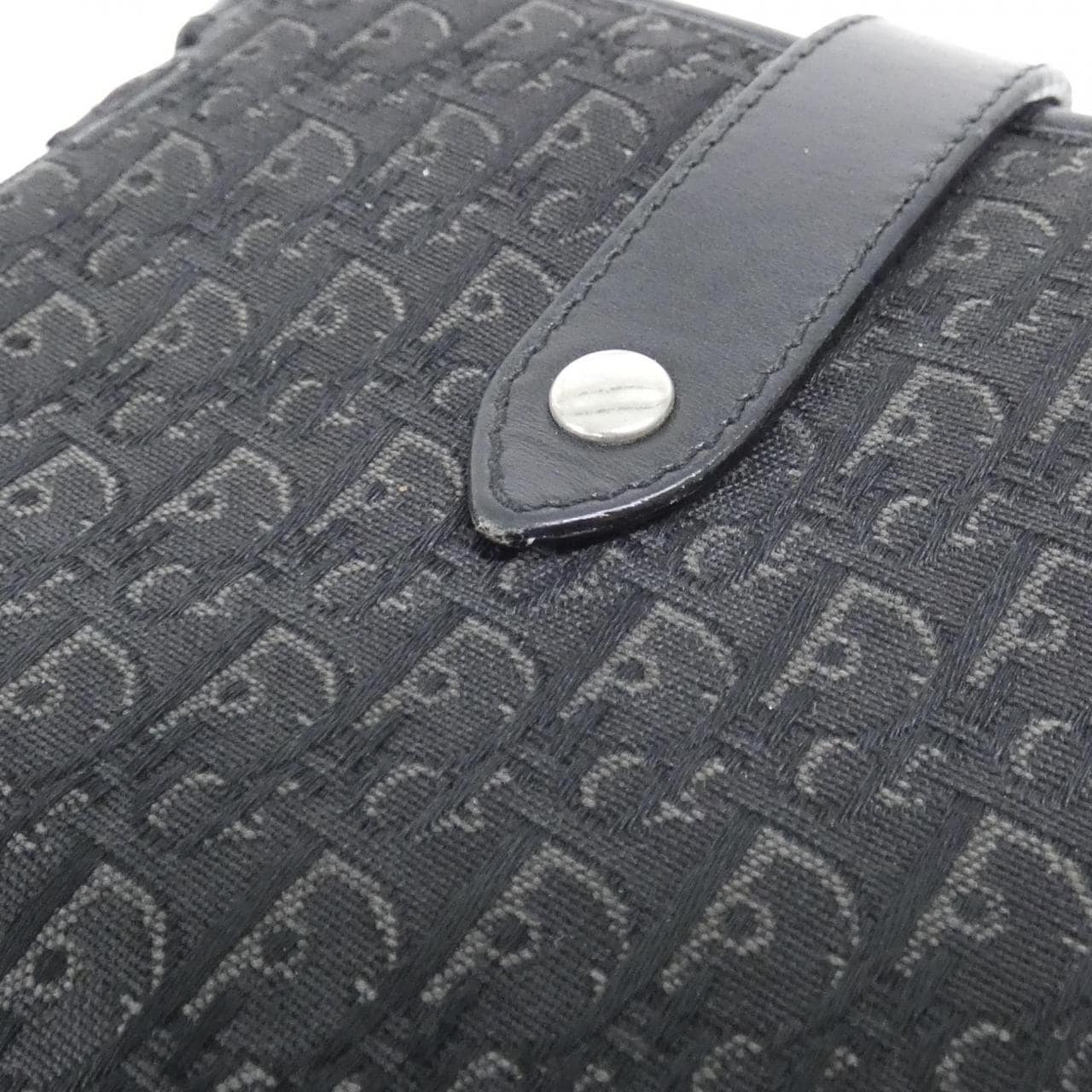 DIOR Shoulder Bag Canvas 黑色 帆布 中古品B - 縮圖 4