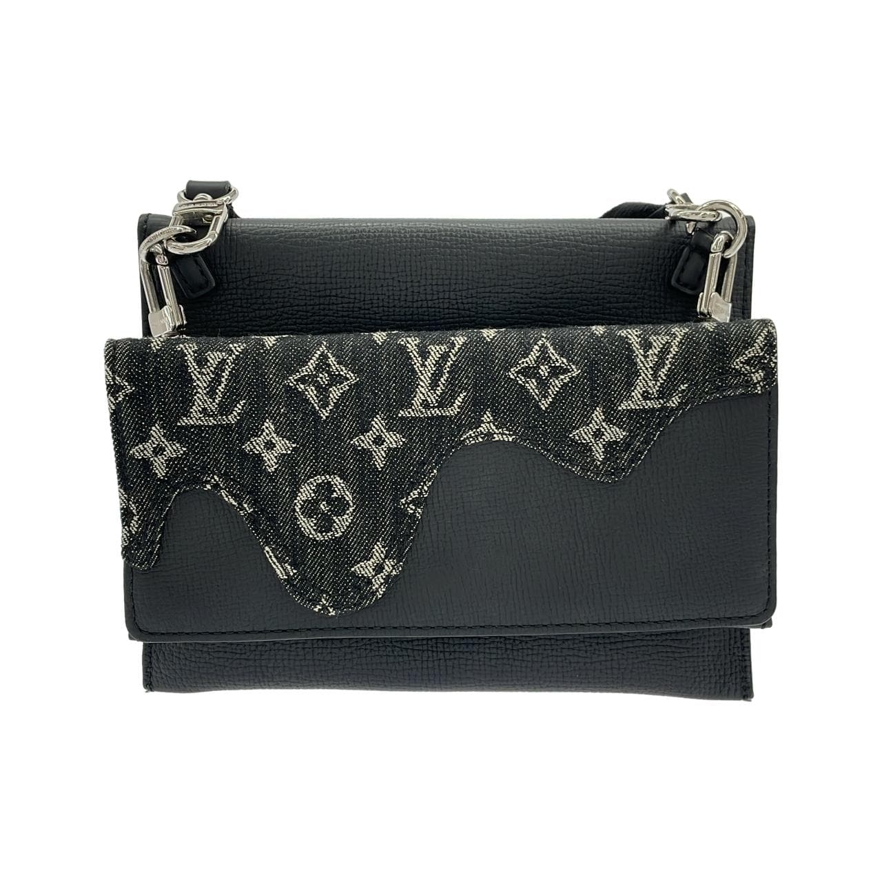 LOUIS VUITTON M81013 Shoulder Bag Monogram 黑色 Monogram 中古品A - 縮圖 2