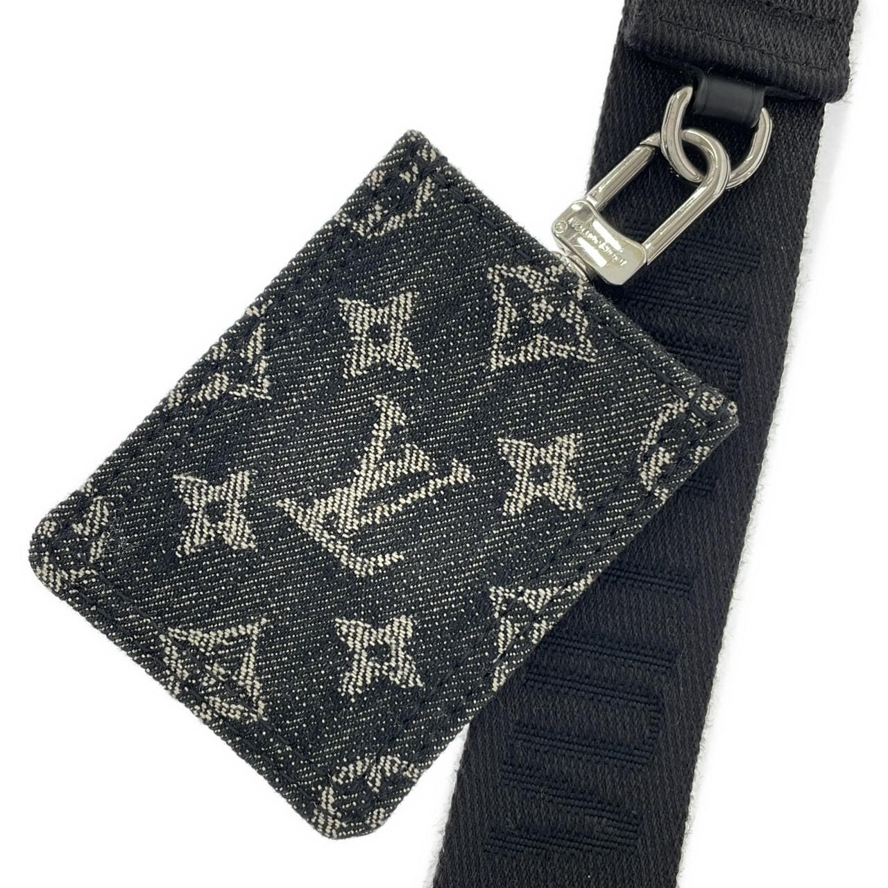 LOUIS VUITTON M81013 Shoulder Bag Monogram 黑色 Monogram 中古品A - 縮圖 6