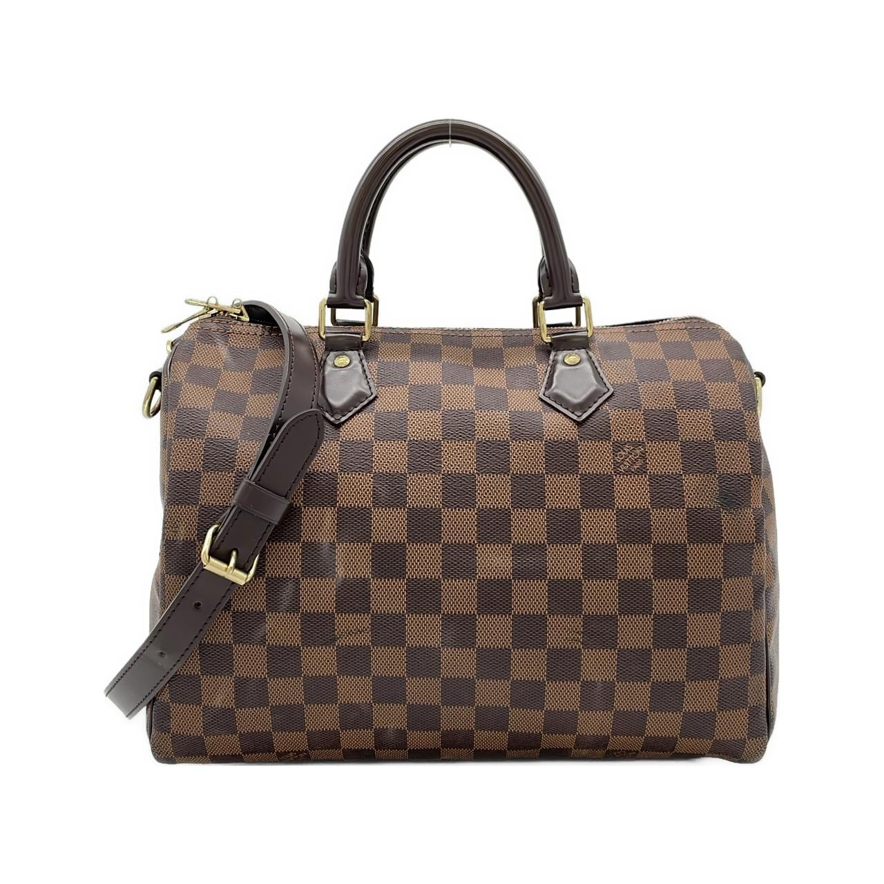 LOUIS VUITTON Speedy N41367 Boston Bag Damier Black