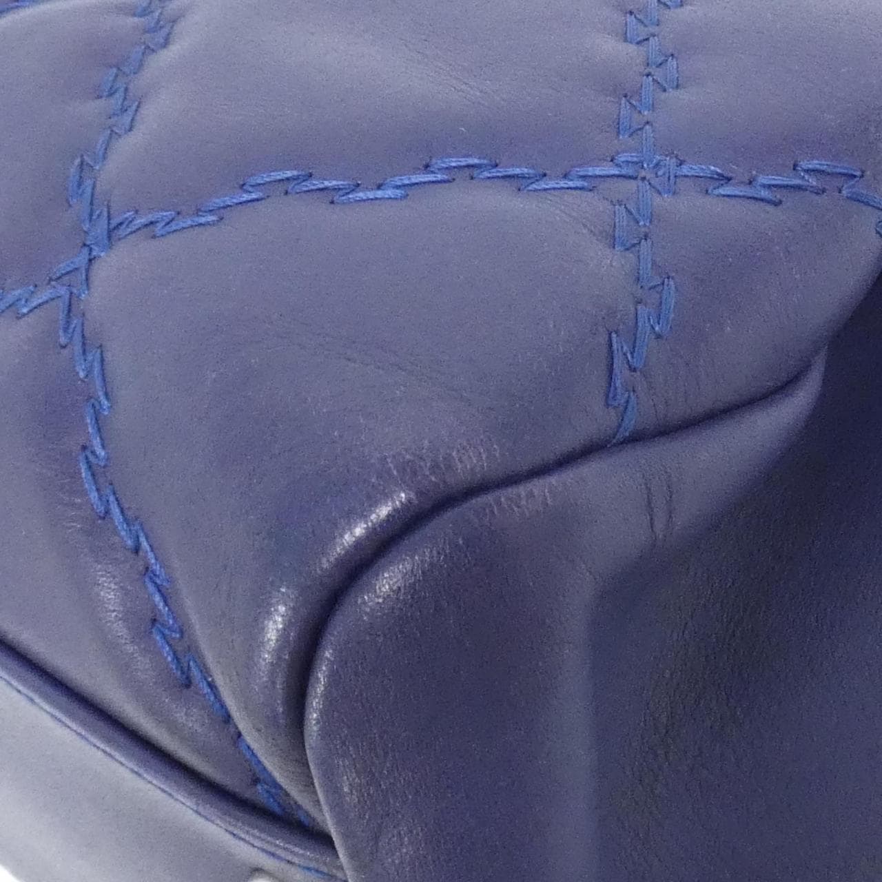 CHANEL 66134 Shoulder Bag 藍色 中古品A - 縮圖 3