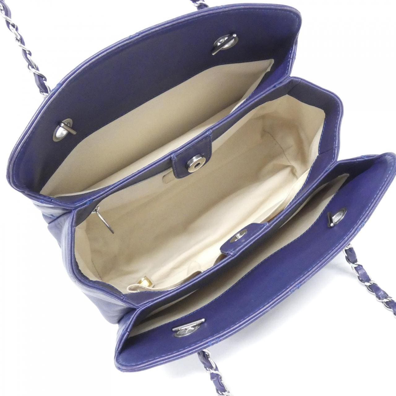 CHANEL 66134 Shoulder Bag 藍色 中古品A - 縮圖 9